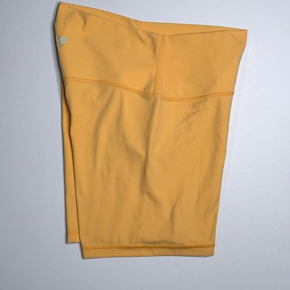 Aritzia Yellow Bike Shorts - Picture 3 of 4